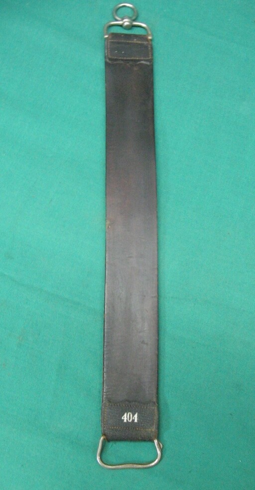 WWI U.S. Cavalry Marked leather Razor Strap Sunasack Irwin Chicago Authentic (8M
