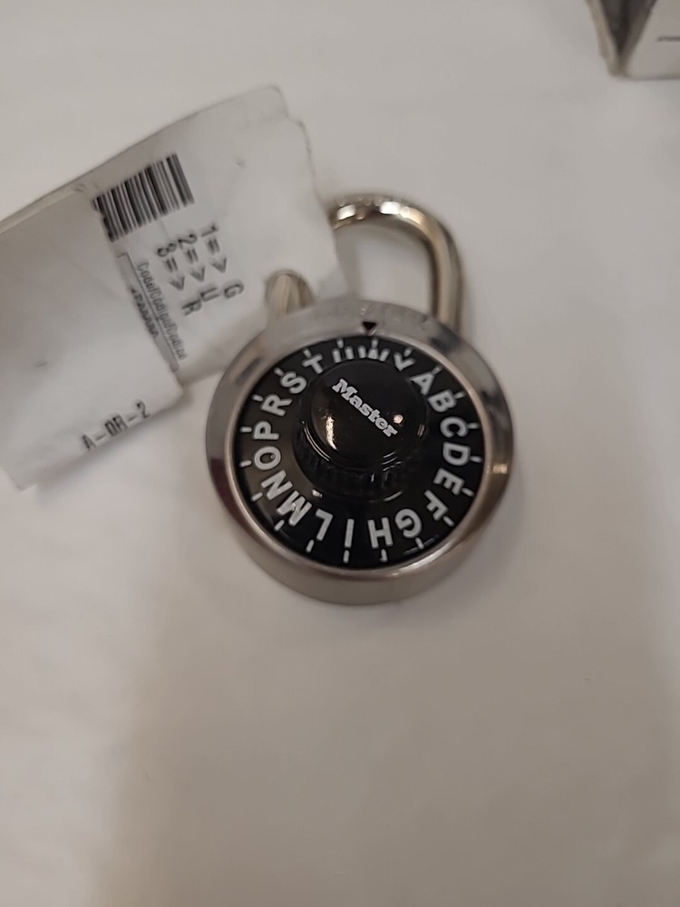 (2) New Master Lock 1224 Locker Padlock Combination Dial V10