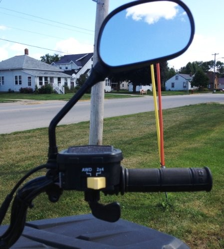 Universal ATV Rearview Mirror Set (Left & Right)