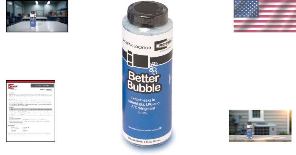 Advanced 8oz Leak Detection Spray - Biodegradable Better Bubble with Fast Action