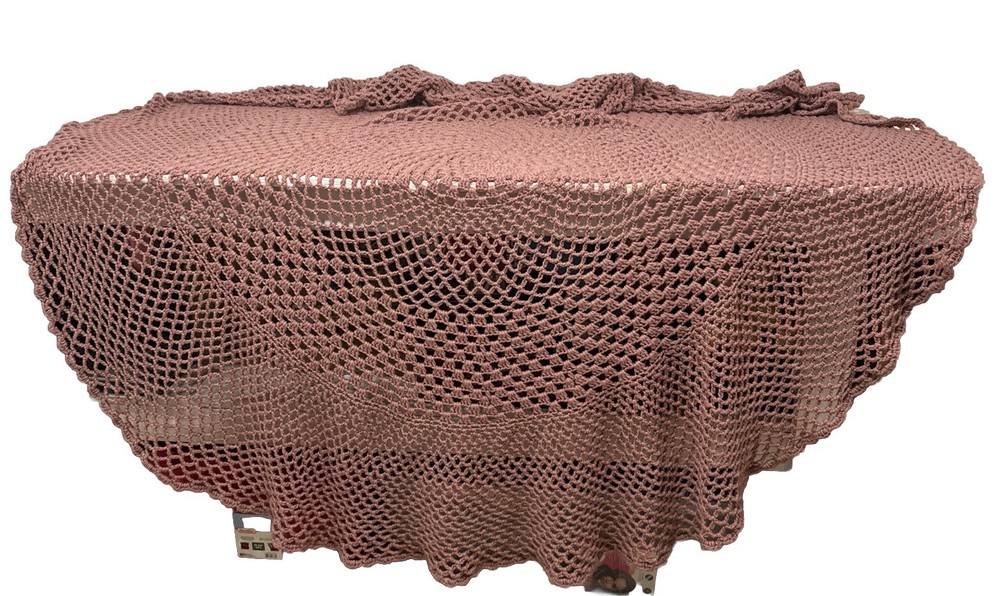 Pink Circle Blanket! Approx 70inches Long