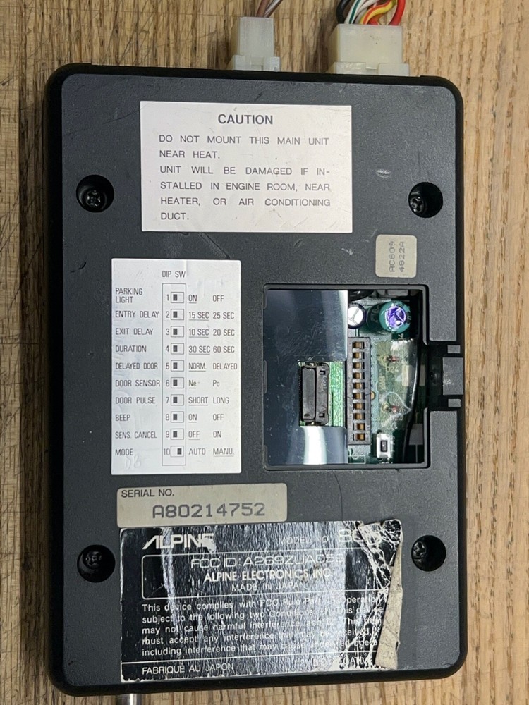 Alpine 8010 Security System Brain and Harness