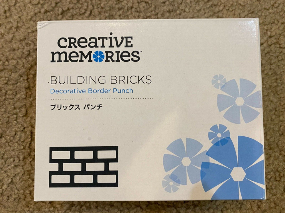 Creative Memories Building Bricks Decorative Border Punch Rare Never Released