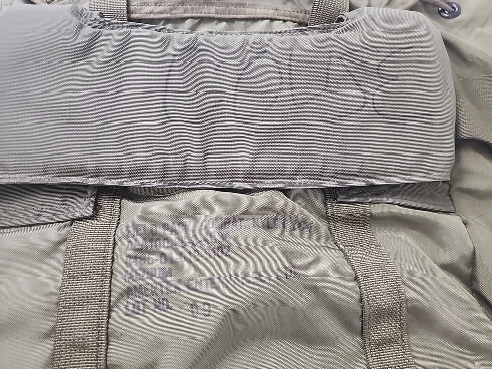 USGI Alice Field Pack Rucksack Only Medium #4 Cag Sof Devgru seal