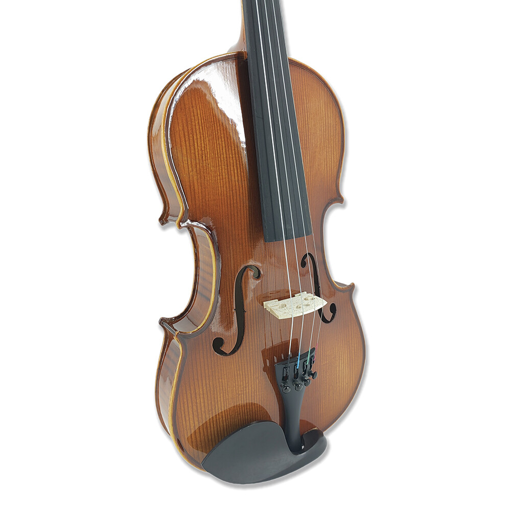 4 String 4/4 Violin Solid Wood Ebony Fittings Accessory Professional Lerners