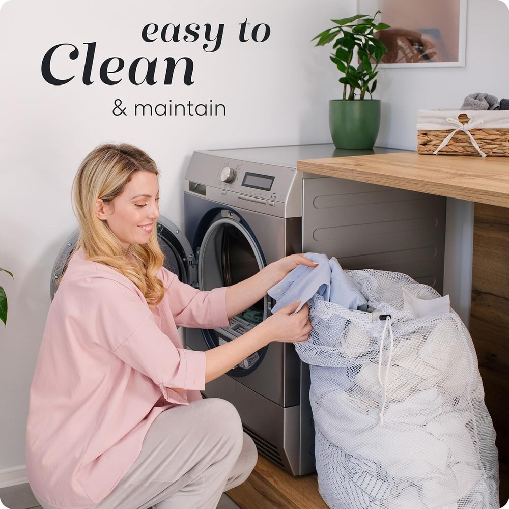 Mesh Laundry Bag, Extra Large 24" x 36" – Heavy Duty, Machine Washable, Secure D