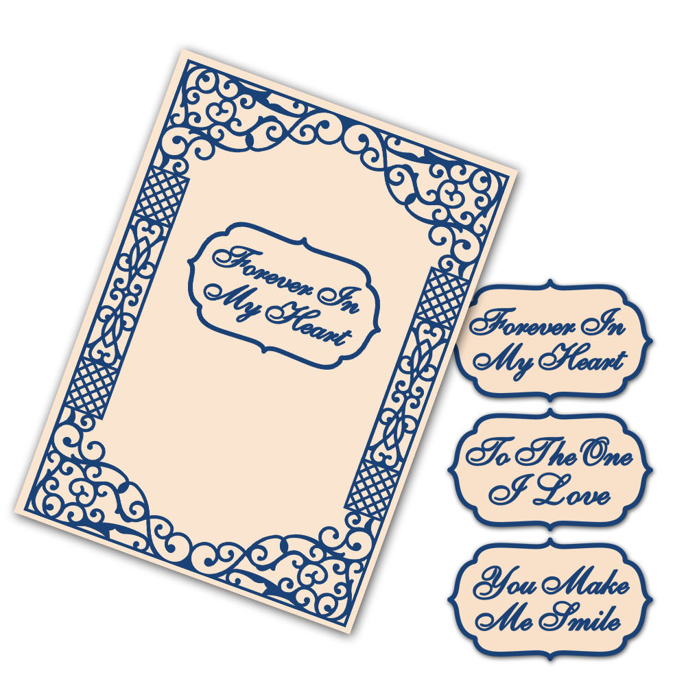TATTERED LACE Interchangeable Embossing Folder ARCHWAY FRAME SET