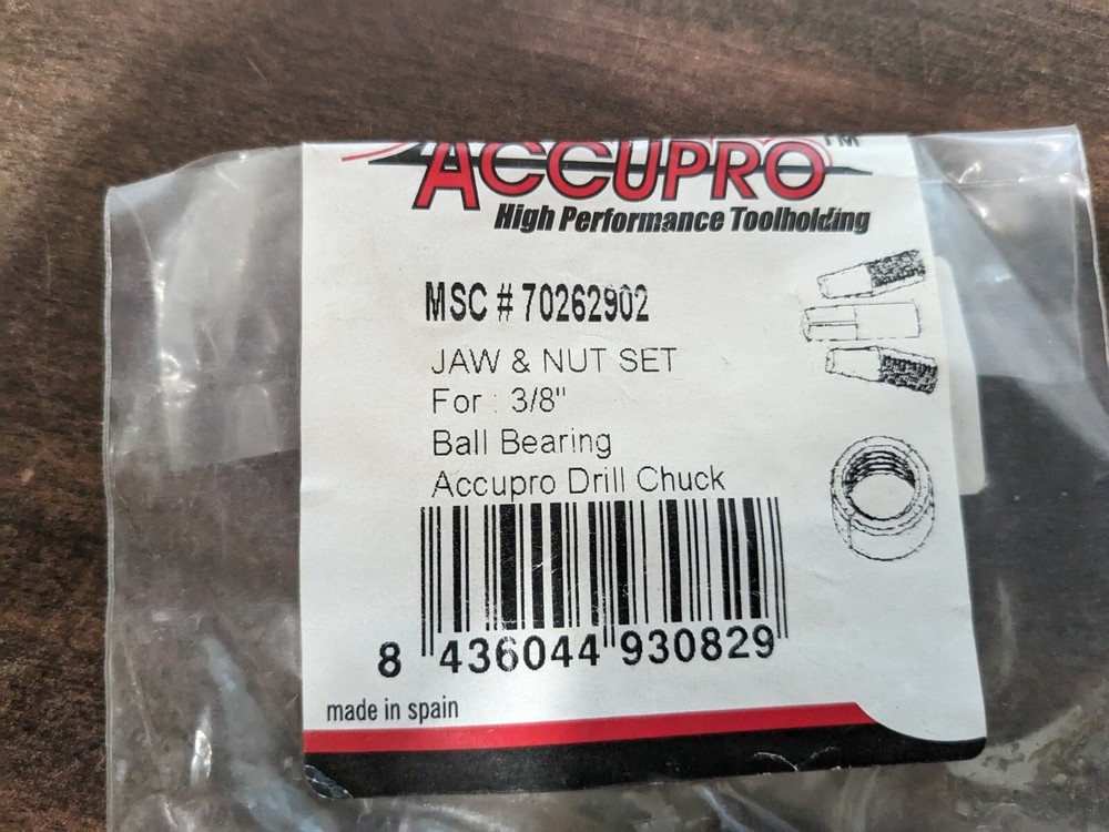 ACCUPRO Drill Chuck Jaw & Nut Unit ACB105600