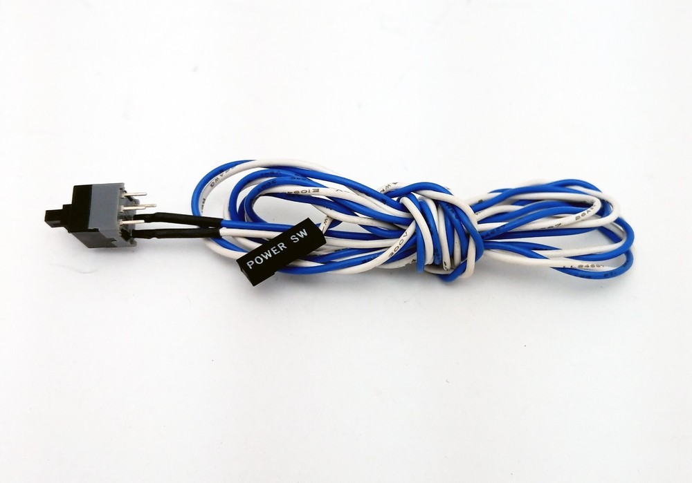 New PC Case Front Panel On/Off Switch Power Push Button Cable to ATX Motherboard