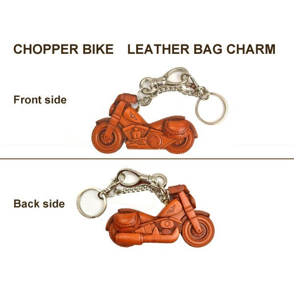 Chopper Bike Leather Goods/Bag Charm