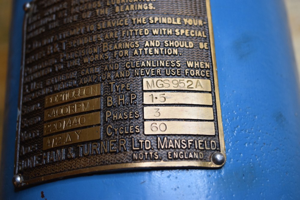 Boneham & Turner MGS952A Spindle