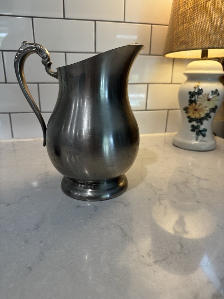 Rogers Vintage Silver Pitcher 8.5 X 5in.