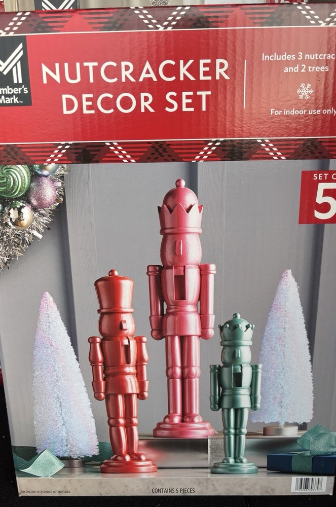 Member's Mark Nutcracker Christmas Holiday Figurines