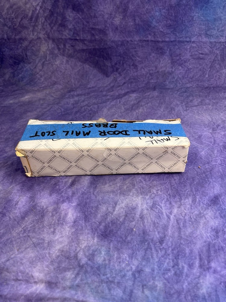 Baldwin Letter Box Plate Brass 0001-030