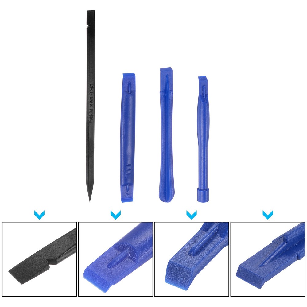 8in1 Set Electronics Repair Tool Kit, Plastic Pry Bar Screen Removal Set