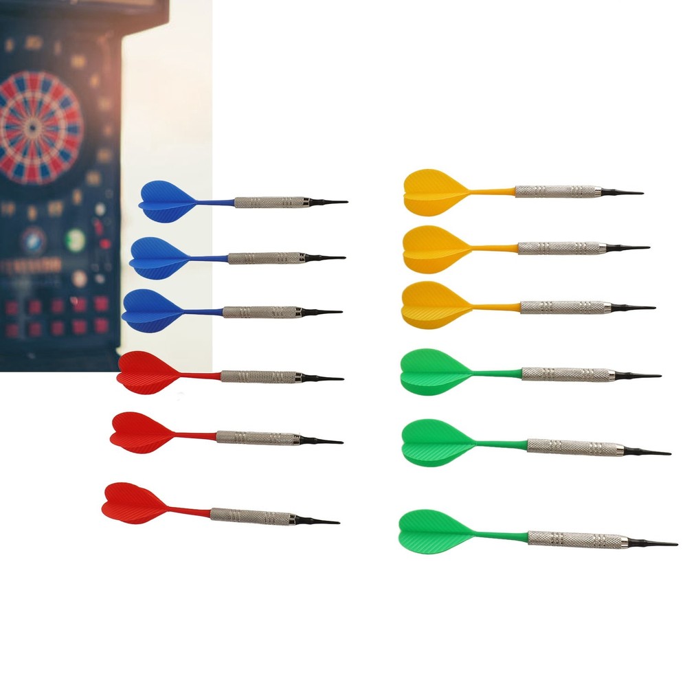 Plastic Soft Tip Darts For Electronic Dartboard Throwing Beginner AN