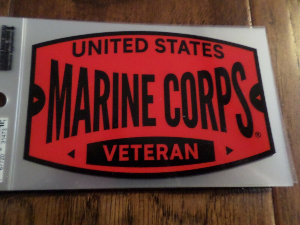 U.S MARINE CORPS VETERAN WINDOW DECAL USMC