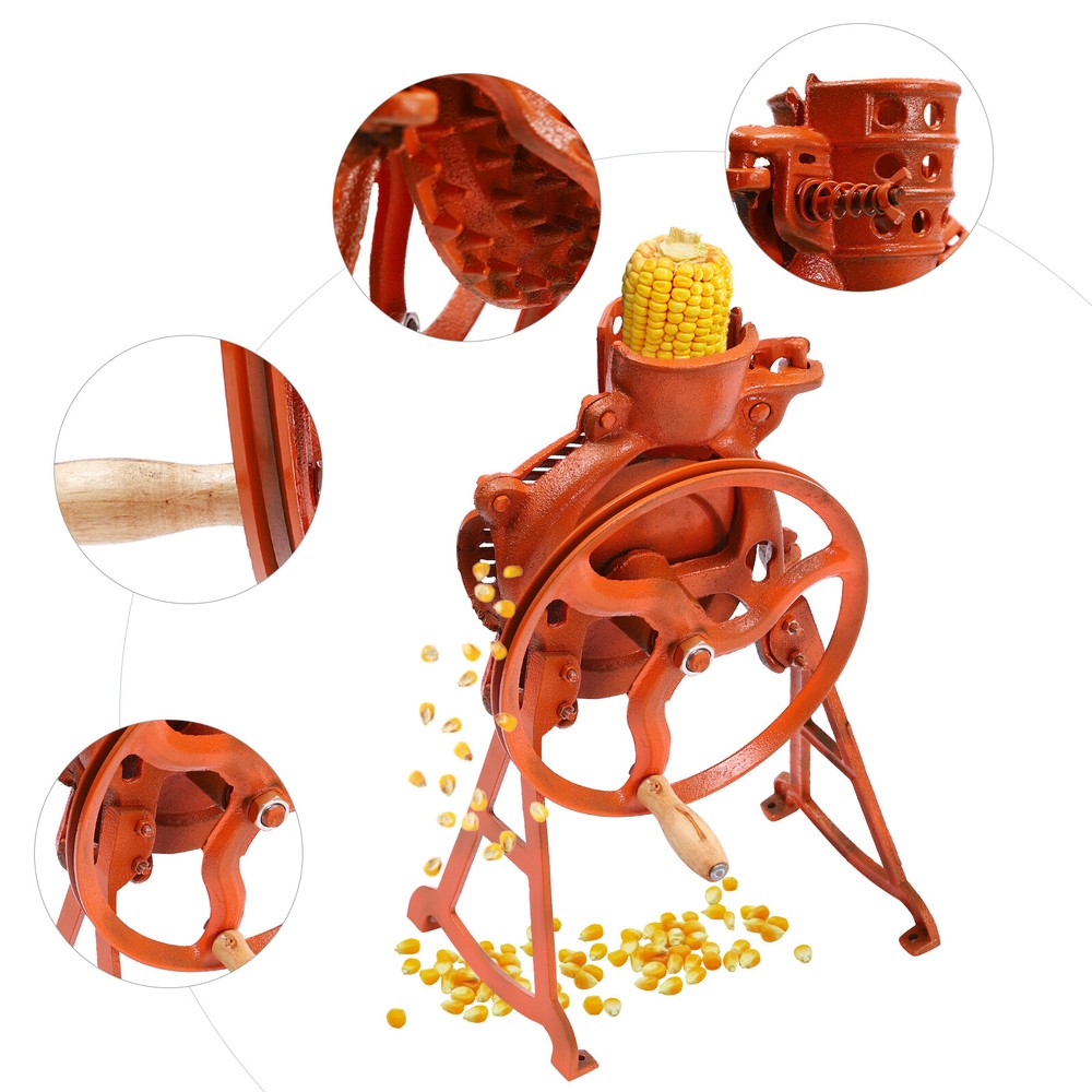 2-In-1 Hand Corn Thresher Corn Cob Sheller Corn Kernels Thresher Machine 10cm