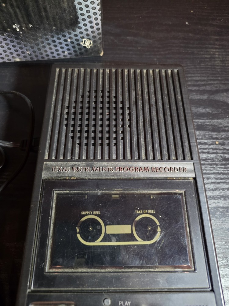 VINTAGE TEXAS INSTRUMENTS PROGRAM RECORDER CASSETTE PLAYER / RECORDER PHP2700
