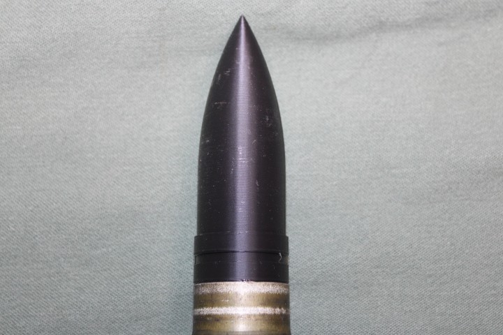 REPLICA PGU-14b A-10 Warthog 30mm PROJECTILE with REPLICA Black penetrator tip