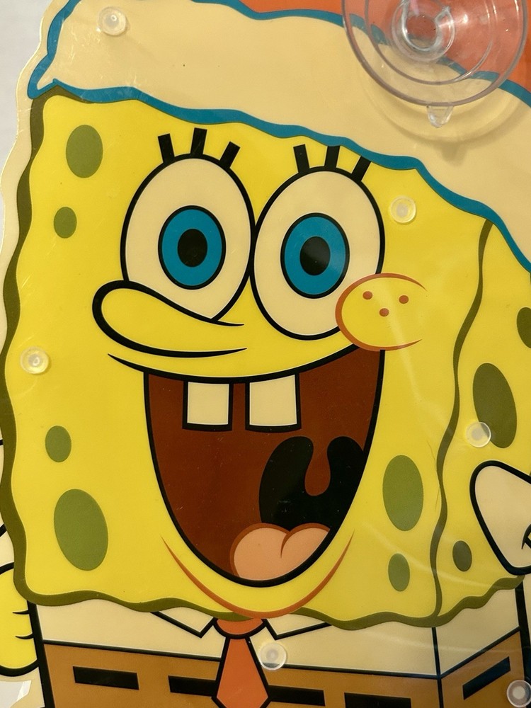 SpongeBob SquarePants 2011 Nickrlodeon 12”x 9” Christmas Light Plug In