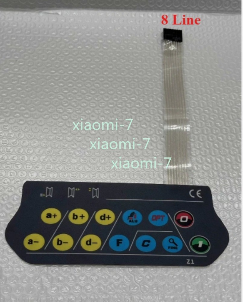 1pc Balancing machine accessories control Panel keypad 8 Line