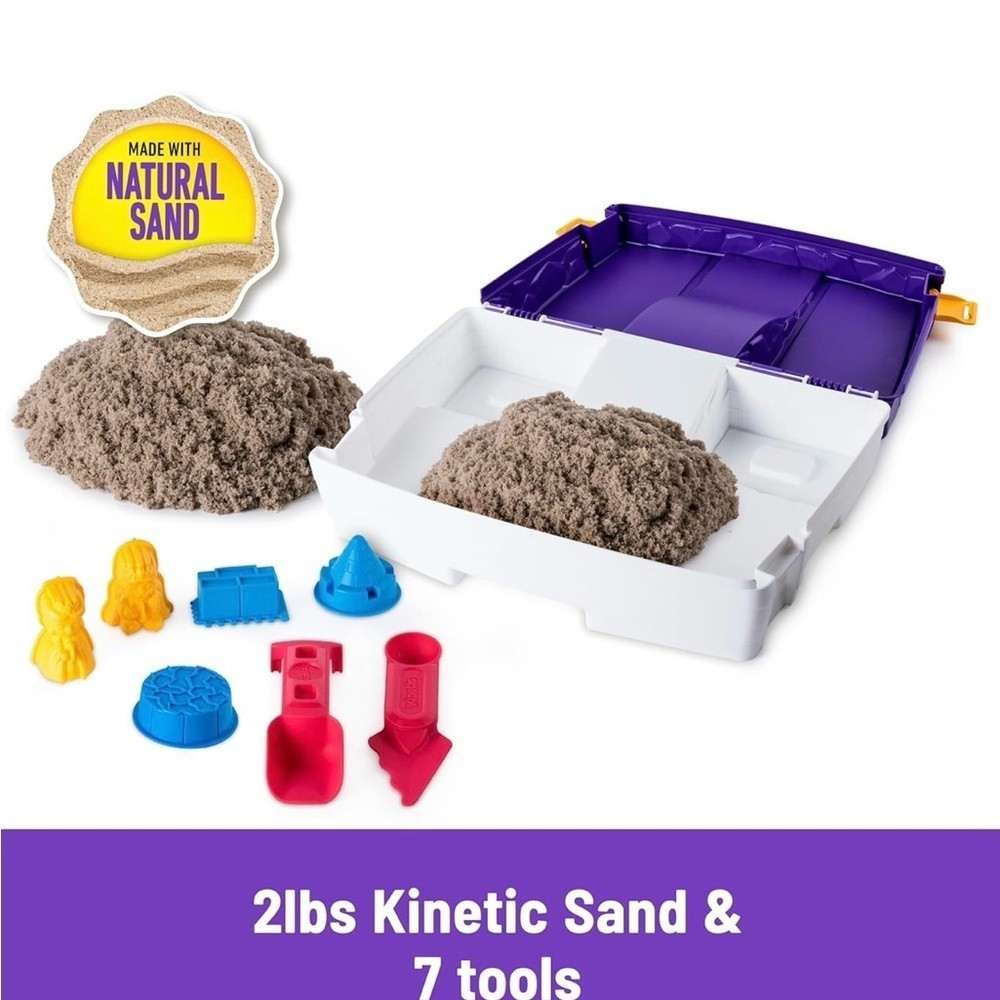 Folding Kinetic Sand Box Activity Kit