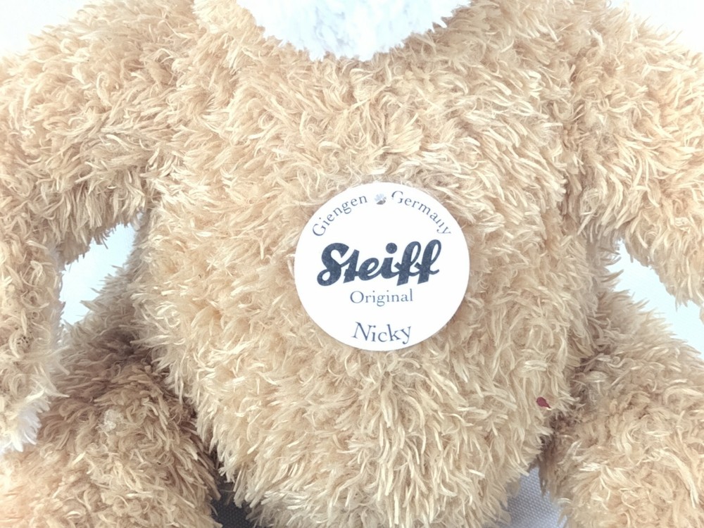 Steiff Bear Nicky 013201 Retired With Tags HTF