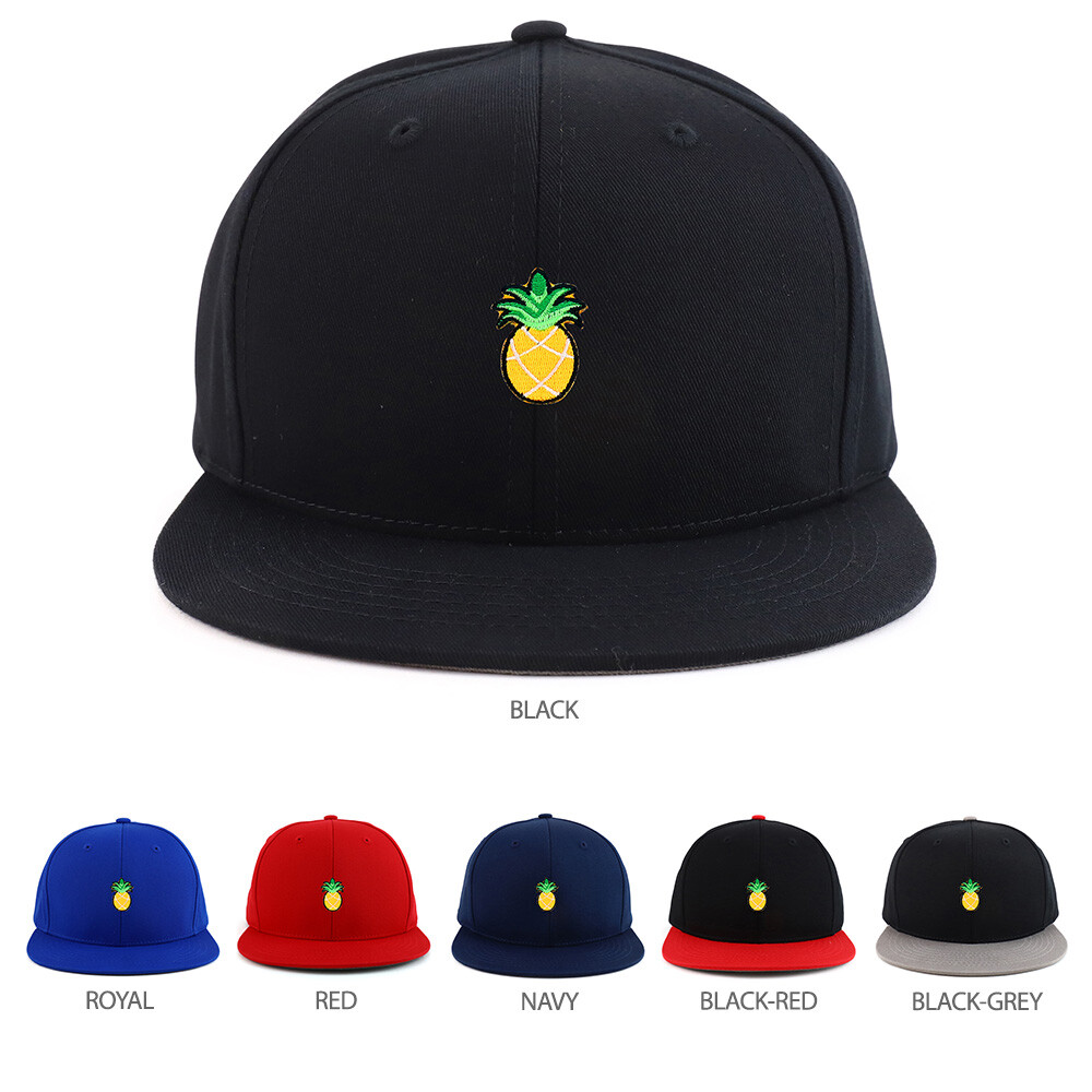 Pineapple Patch Youth Size Flatbill Snapback Baseball Cap - FREE SHIPPING