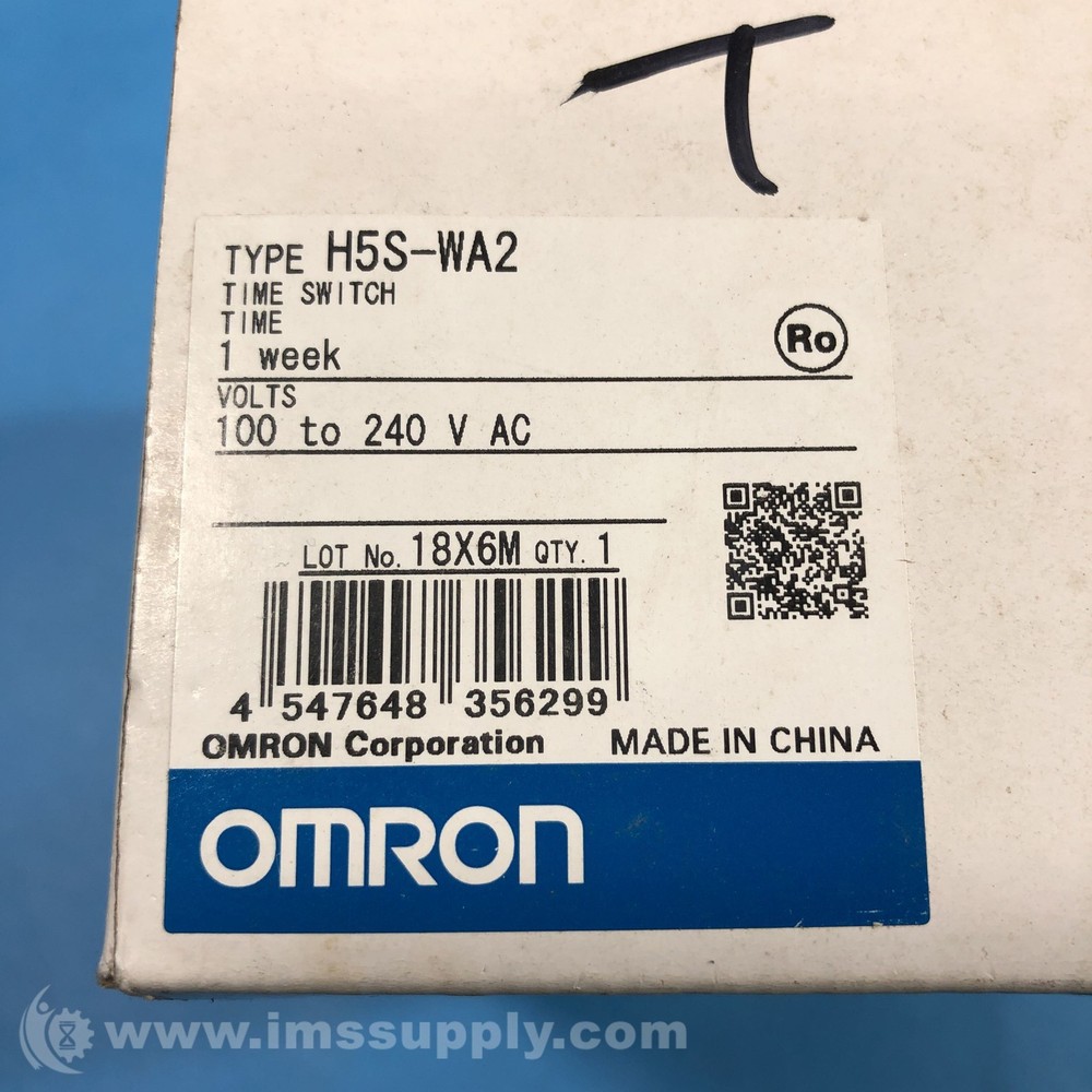 Omron H5S-WA2 Time Switch FNOB