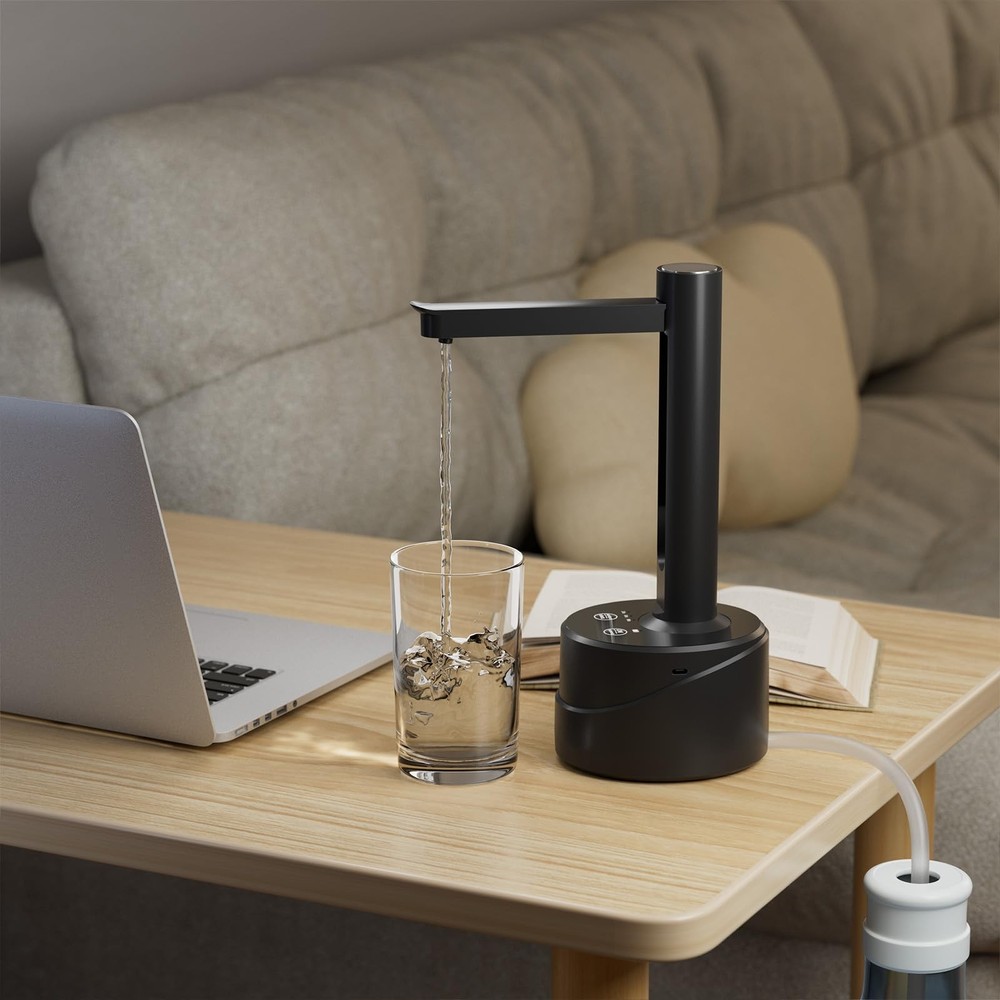 Latedaux 5 Gallon Dual-use Desktop Electric Water Bottle Dispenser, USB Type-...