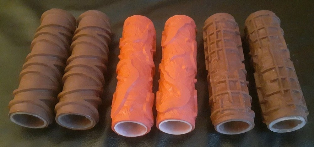 6 LOT - 7" Patterned Paint Roller for Wall Decoration Embossing Texture