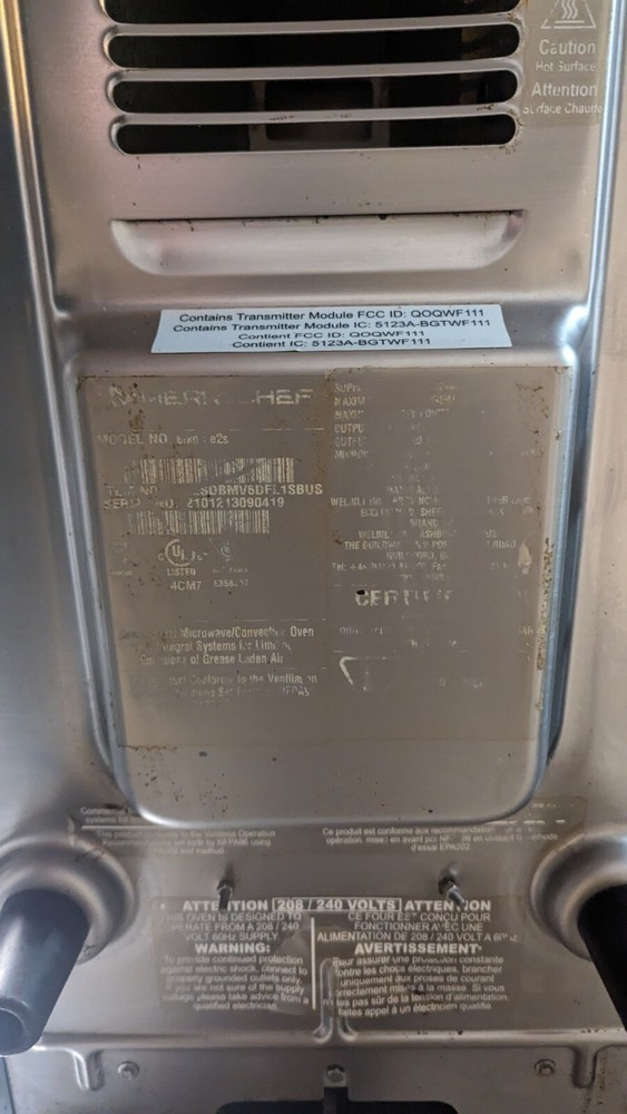 2021 Merrychef E2S Dual Magnetron (30A) Rapid Cook Oven - Tested & Working!