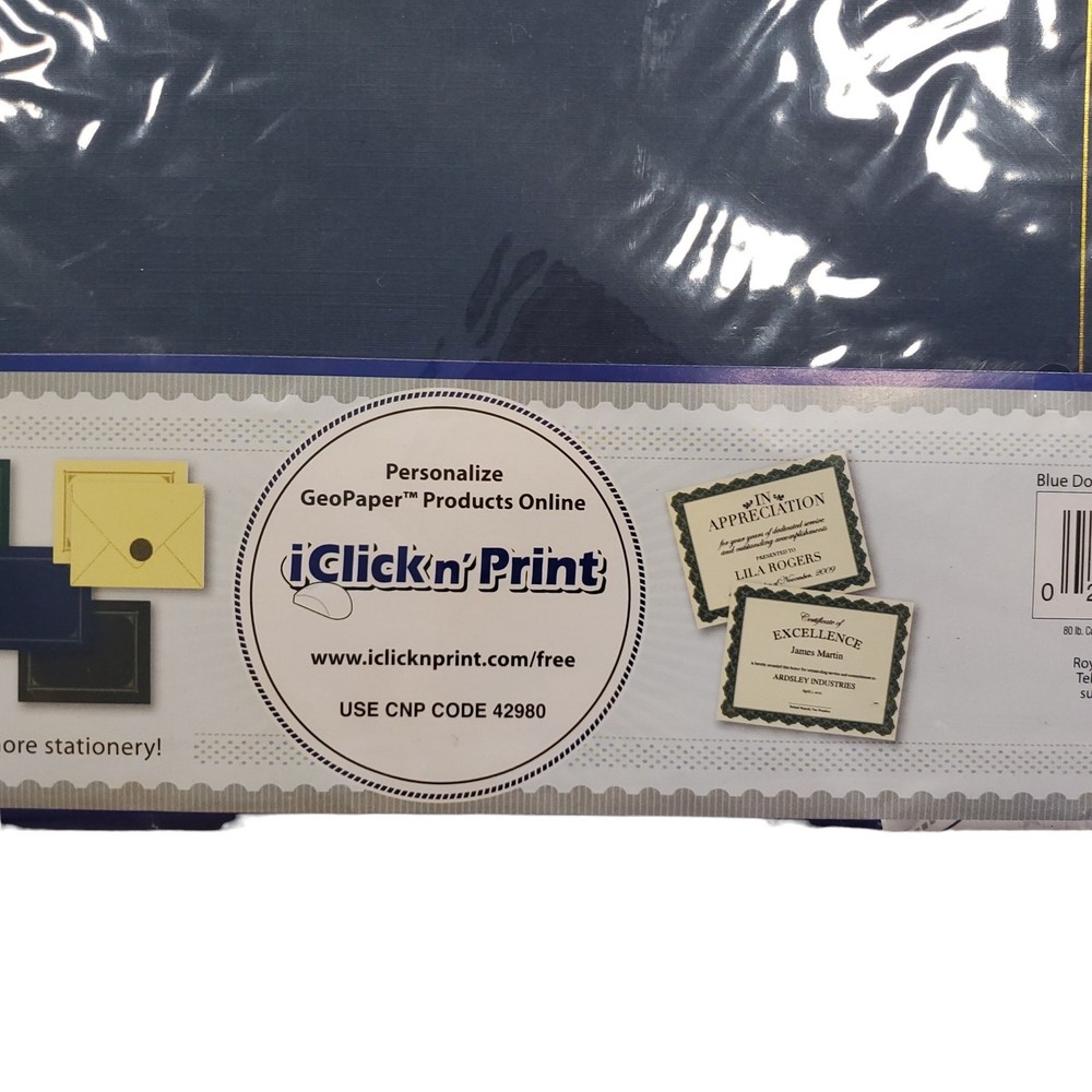 Document Covers Certificate Holder Oversized Embossed Linen Finish Geographics