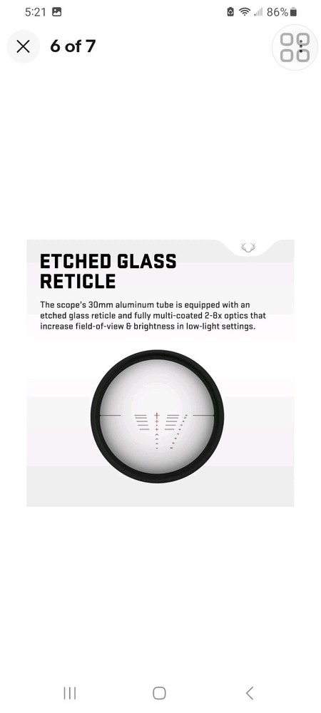 EVO-X Marksman Crossbow Scope Ten-Point