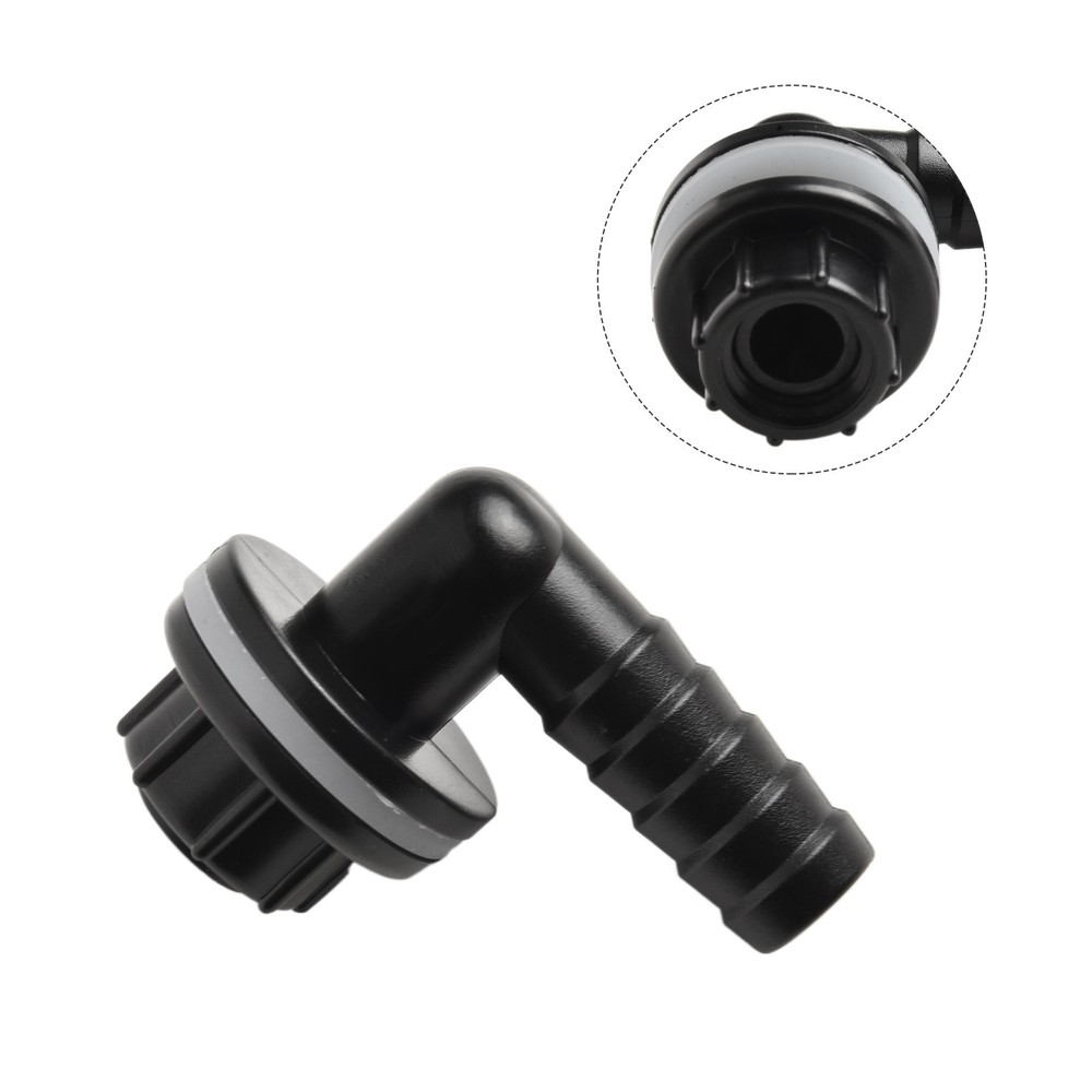 Aquarium Drainage Solution in a Compact L Shape design sized at Three Eighths