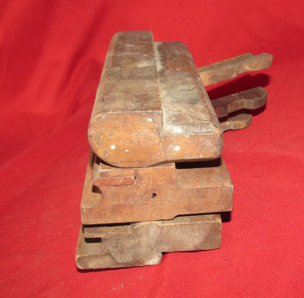 3 ASSORTED, UNBRANDED WOOD PLANES [AS FOUND]