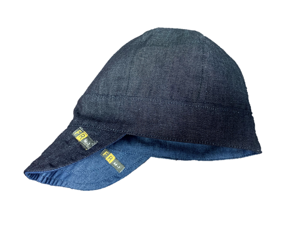 Flame Resistant Reversible Welding Cap - 100%Cotton - 7 oz