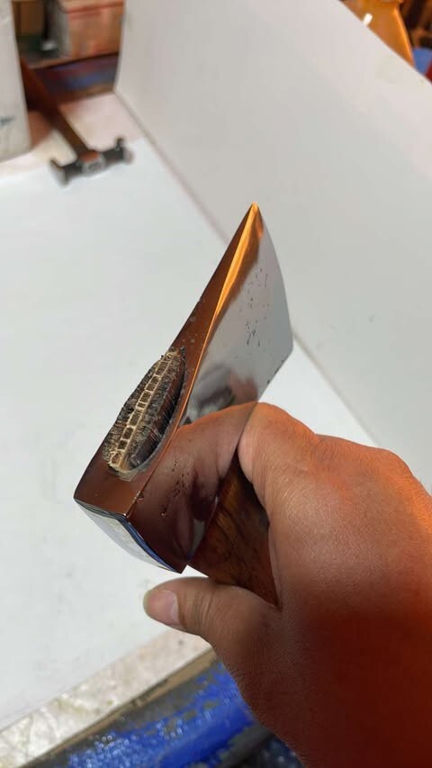 PicSolingen Germany Hatchet restored, polished