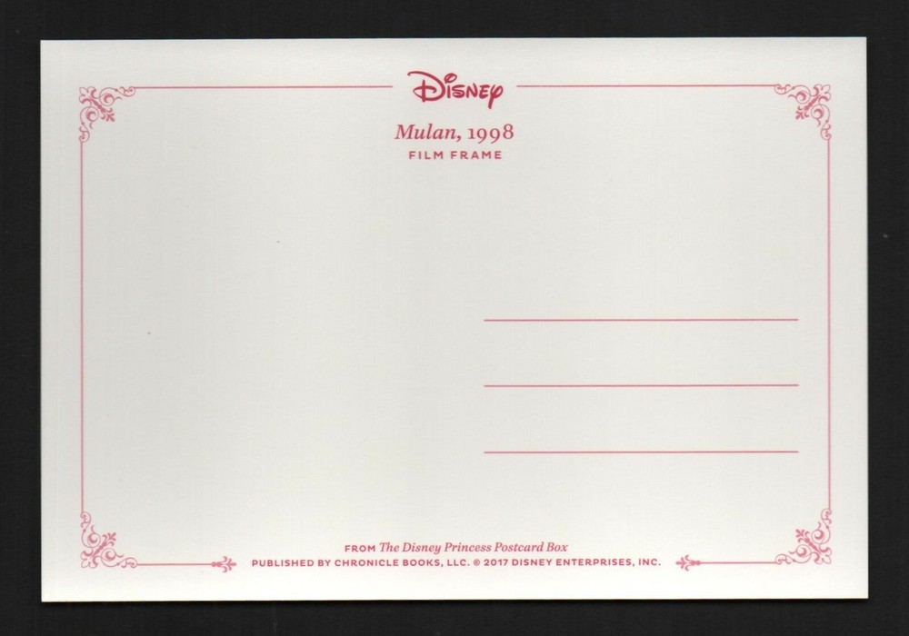 Disney Mulan Post Card - 7