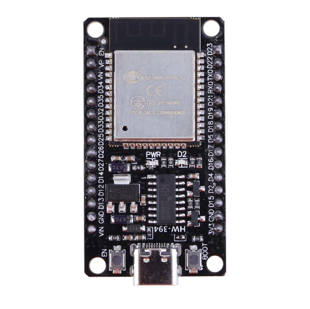 ESP32 WROOM-32 Development Board 5V TYPE-C CH340C WiFi+Bluetooth Ultra-Low Power