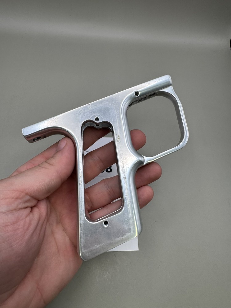 AGD Automag Benchmark Paintball Trigger Frame Silver