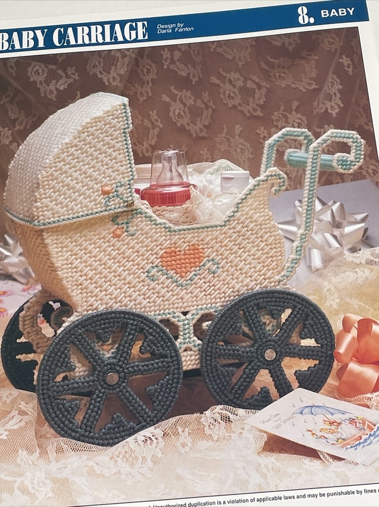 Baby Carriage Annie's Plastic Canvas Pattern