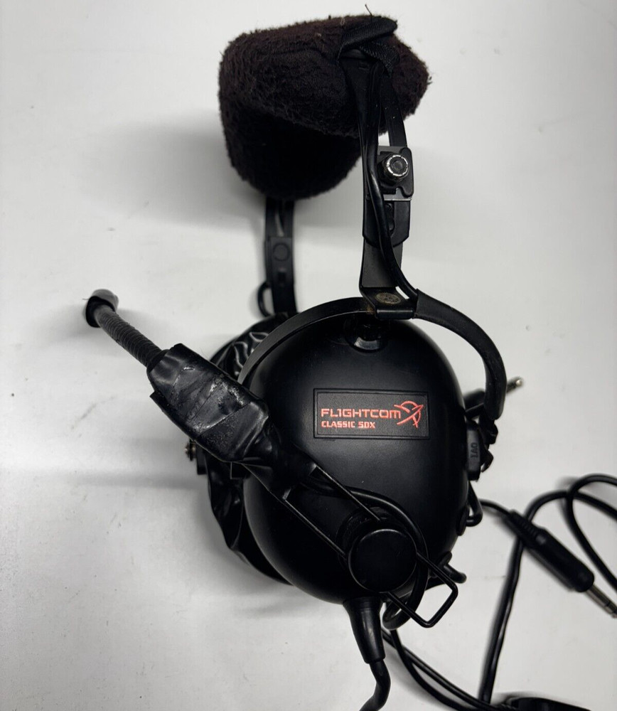 Aviation Flightcom Classic 50X Headset With Microphone