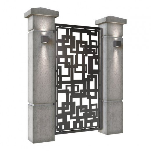 Gorgeous Custom Handcrafted Metal Entry Gate