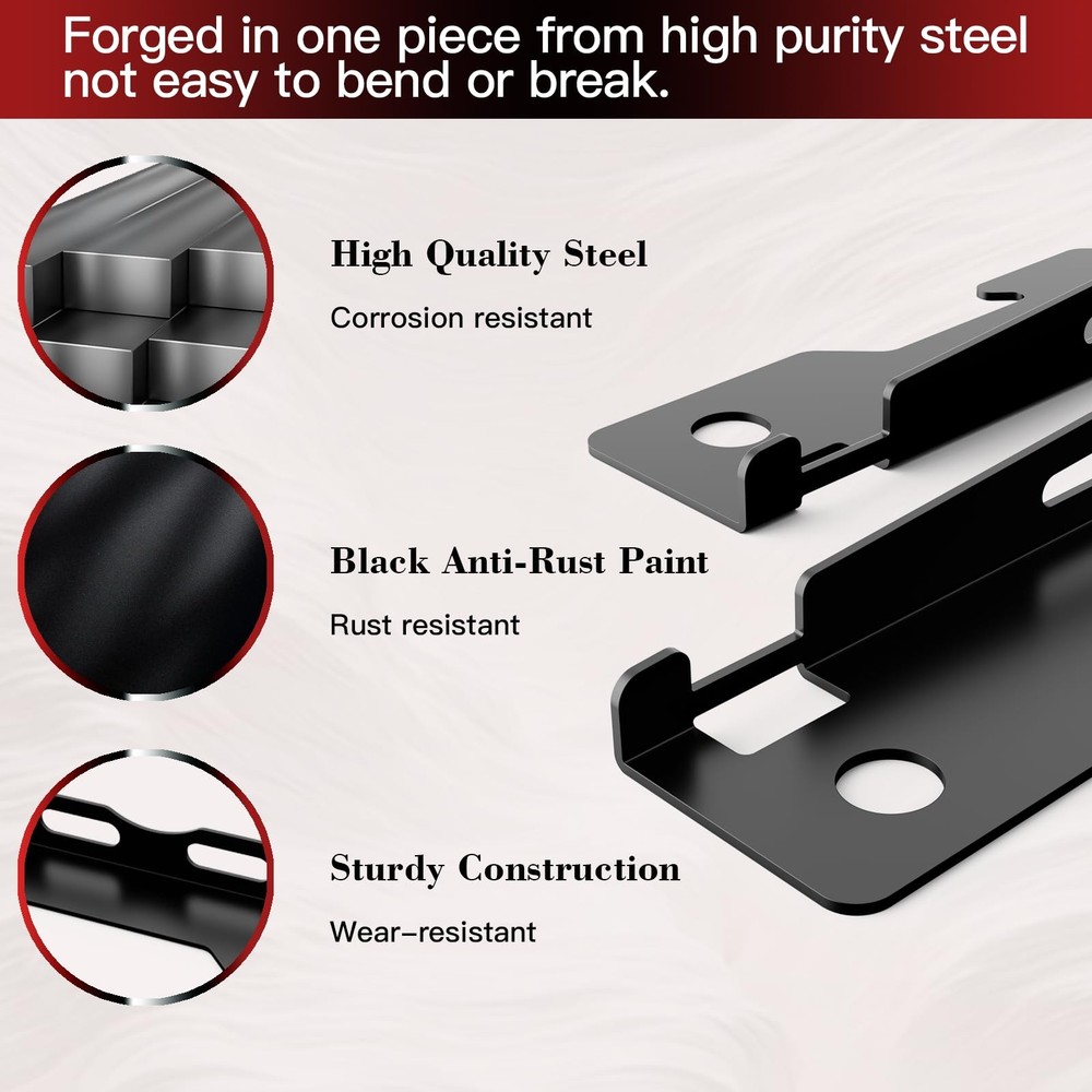 LCGP Wheel Alignment Tool Plates 2 Pack Toe with 2 Black