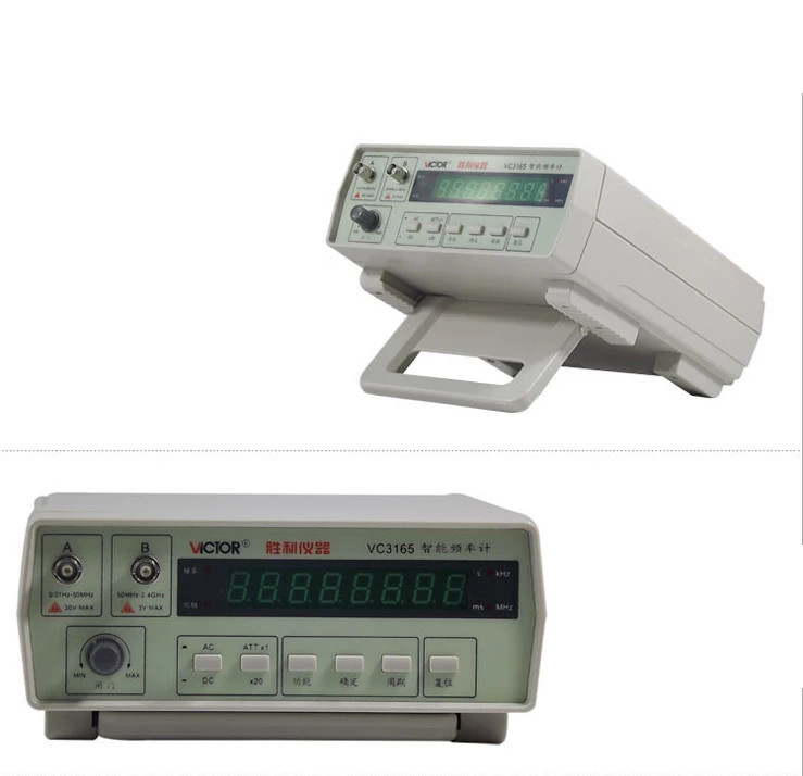 VC3165 Precision Frequency Counter Frequency Meter Digital Cymometer 220V