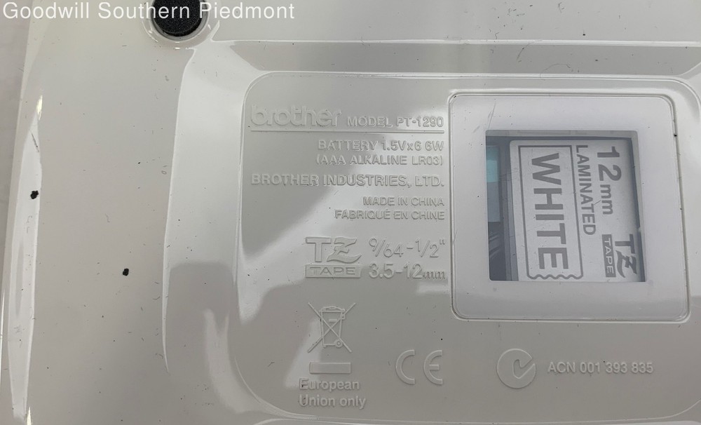 Brother P-Touch PT-1290 Label Maker - Tested