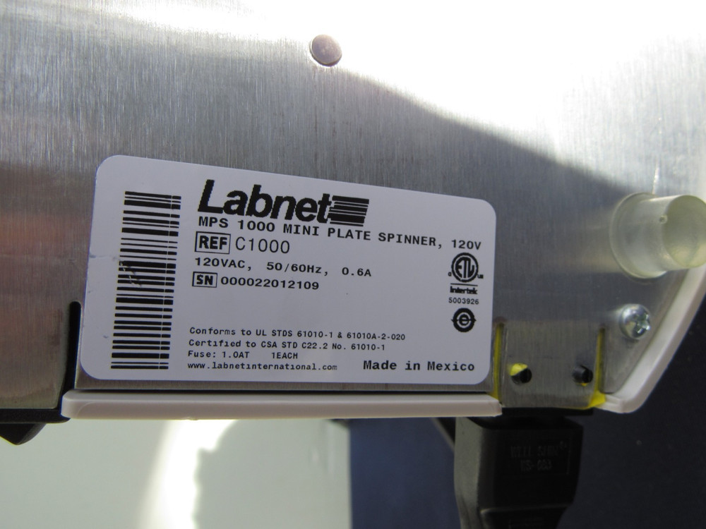 Labnet Model MPS1000, C1000 Mini Plate Spinner GUARANTEED
