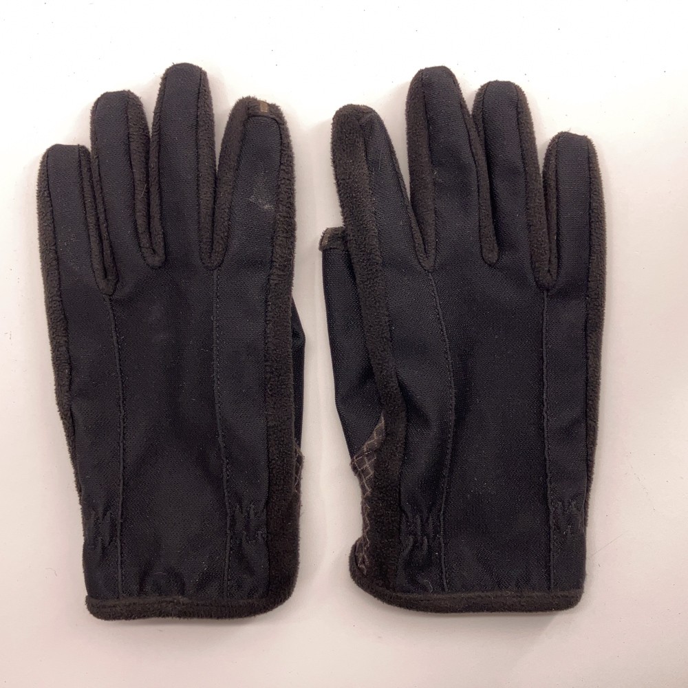 Aris Black Winter Gloves Size L Grid Pattern Palm